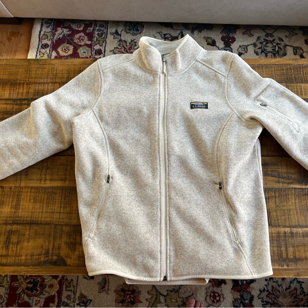 L.L. Bean Sweater Fleece - full zip - sailcloth - PXL